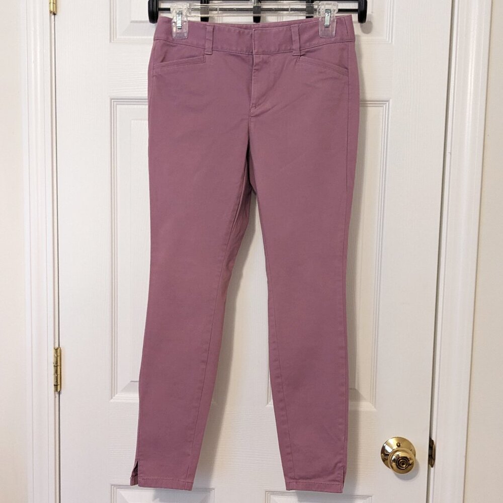 LOFT Petite Slim Pink Rose Pants